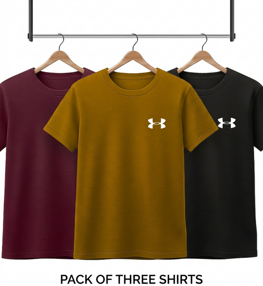 Pack Of 3 Under Armor Printed Shirts