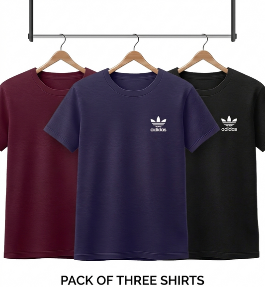 Pack Of 3 Adidas Printed Shirts